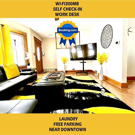 The Amber Retreat - Brooklyn Centre Comfort - Charming Space For Families, Couples & Business Travelers Near Downtown - With 300Mb Wifi, Parking & Self Check-In 클리블랜드 외부 사진