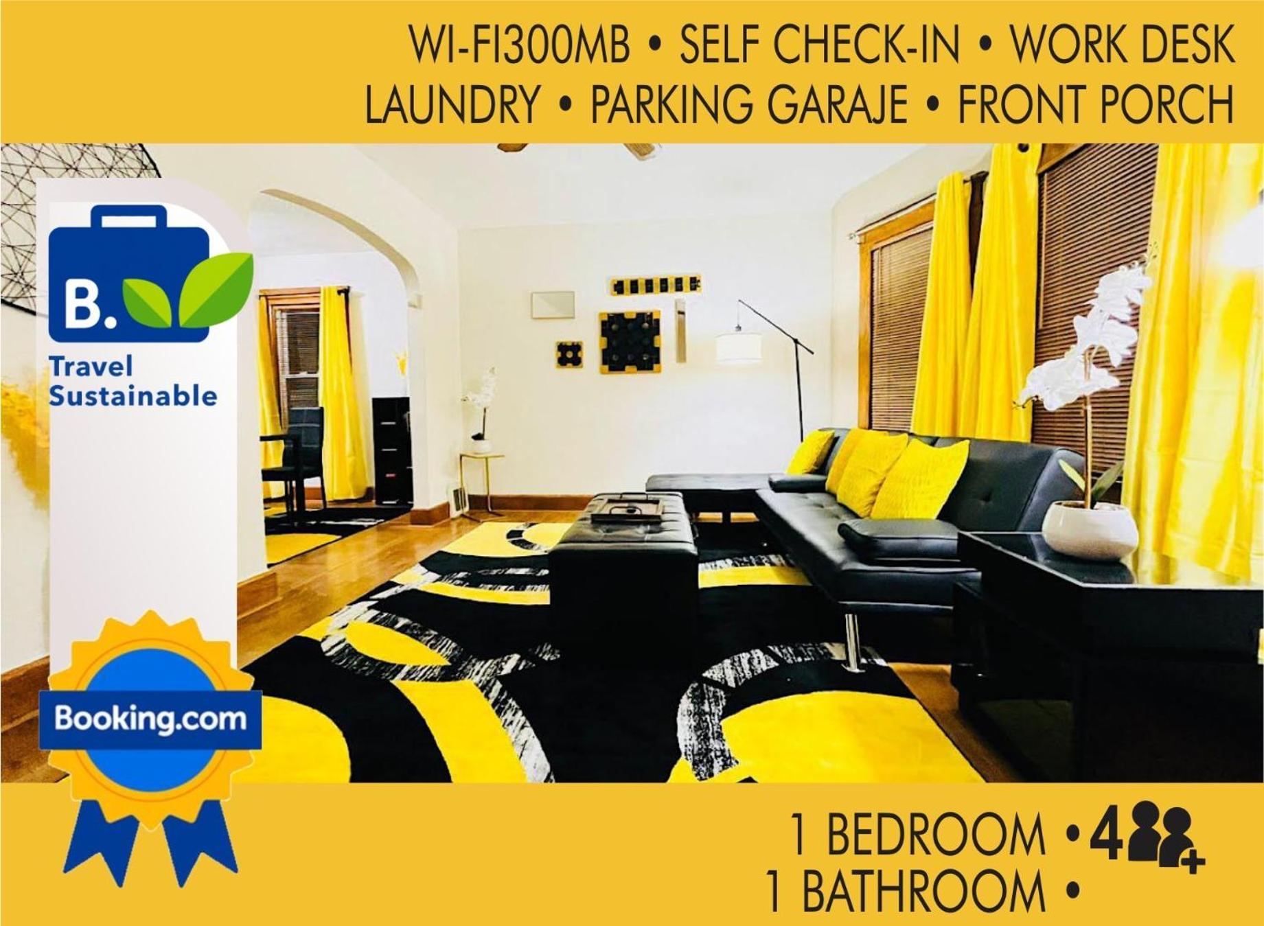 The Amber Retreat - Brooklyn Centre Comfort - Charming Space For Families, Couples & Business Travelers Near Downtown - With 300Mb Wifi, Parking & Self Check-In 클리블랜드 외부 사진
