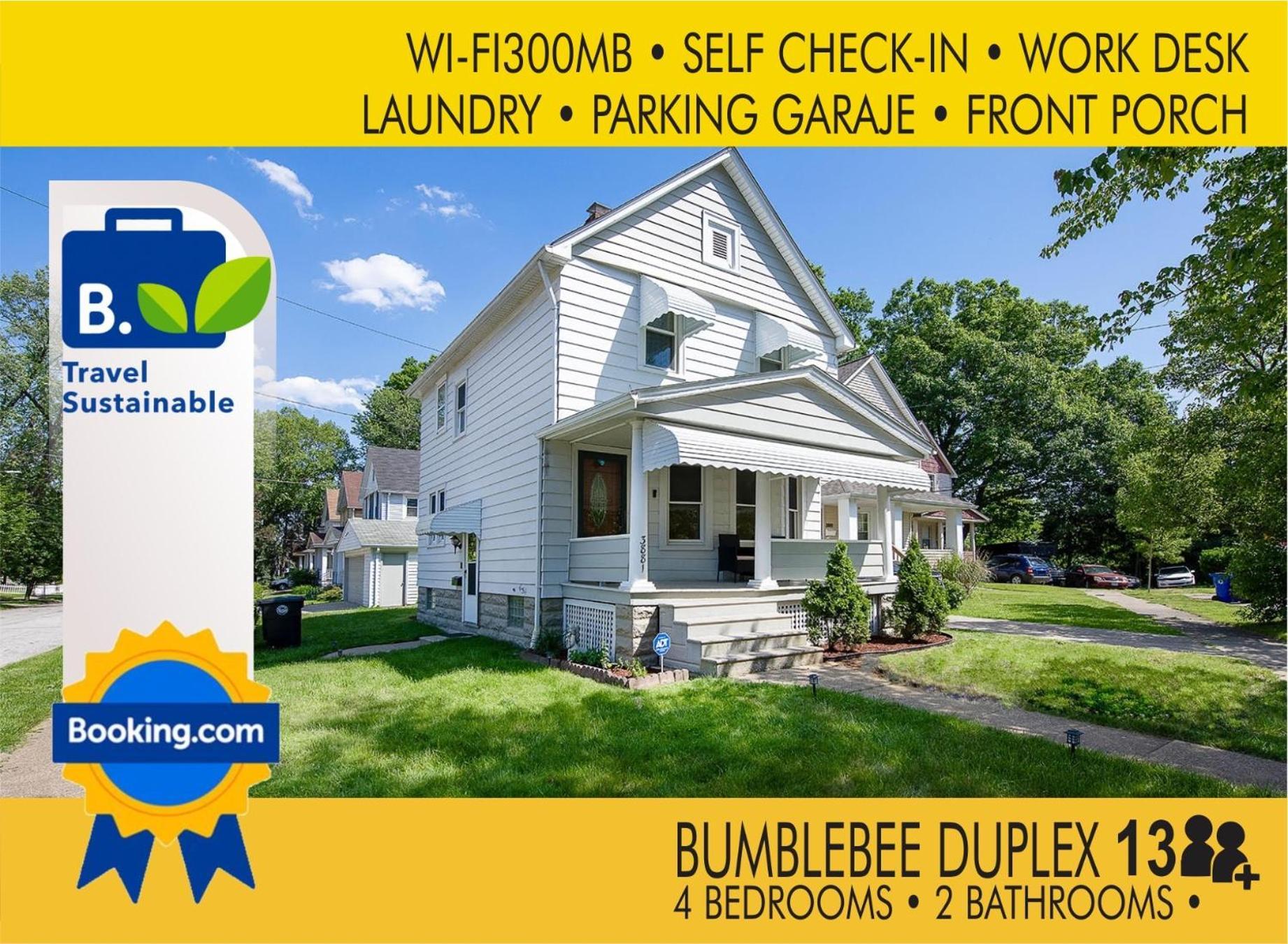 The Amber Retreat - Brooklyn Centre Comfort - Charming Space For Families, Couples & Business Travelers Near Downtown - With 300Mb Wifi, Parking & Self Check-In 클리블랜드 외부 사진